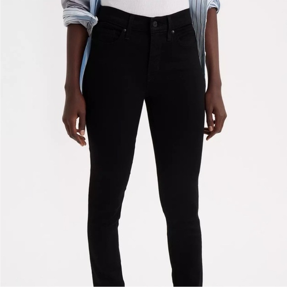 Levi's Ladies 311 Shaping Skinny Jeans Black SZ 32 - Picture 1 of 8